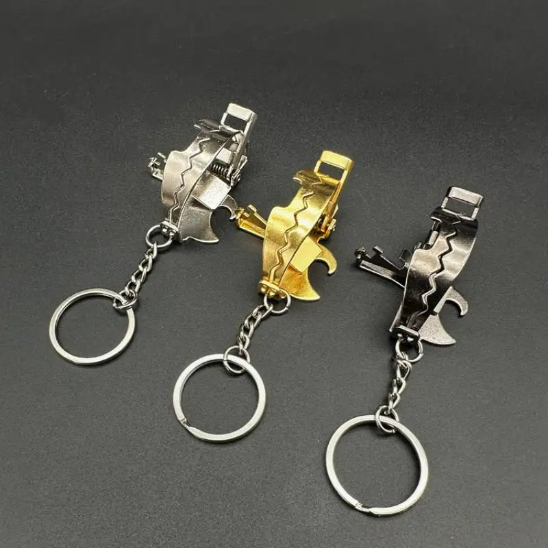 Kreativer Metall-Mini-Mausefallen-Clip Schlüsselanhänger Spielzeug Schlüsselanhänger Hochwertiger Personalisierter Anhänger Schlüsselring Schmuck Accessoires Geschenk – Detail 2