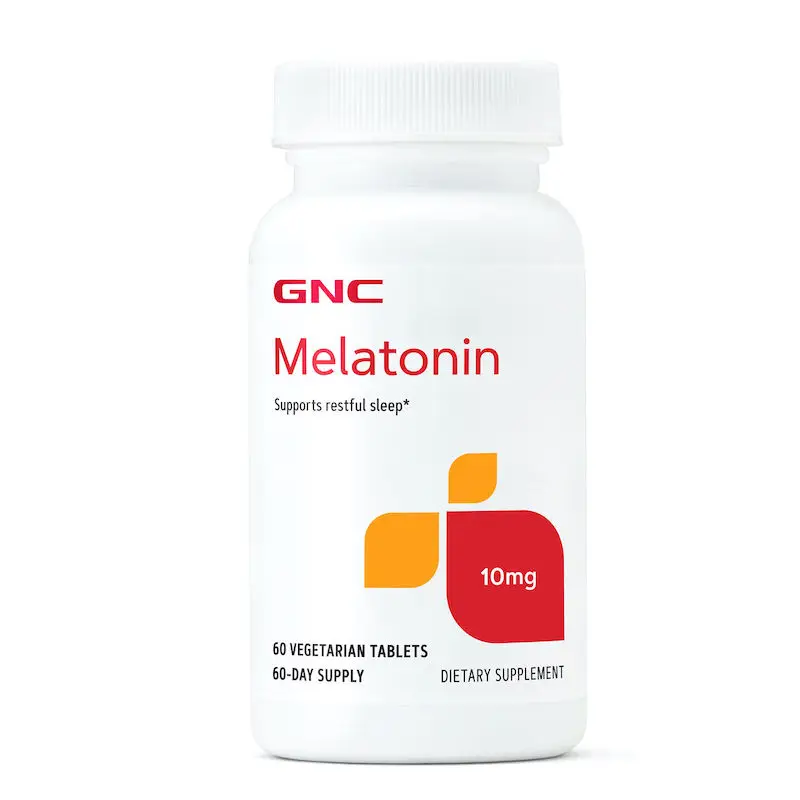 

Free Shipping Melatonin 10 mg Supports restful sleep 60 tablets