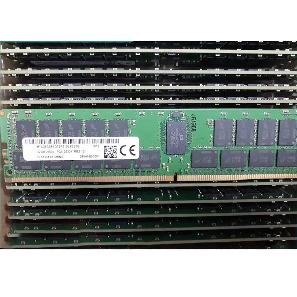 MT 메모리용 RAM 하이 퀄리티, 32GB, 32G, DDR4 PC4-2933Y 2933, 2RX4 REG ECC, 빠른 배송, 1 개