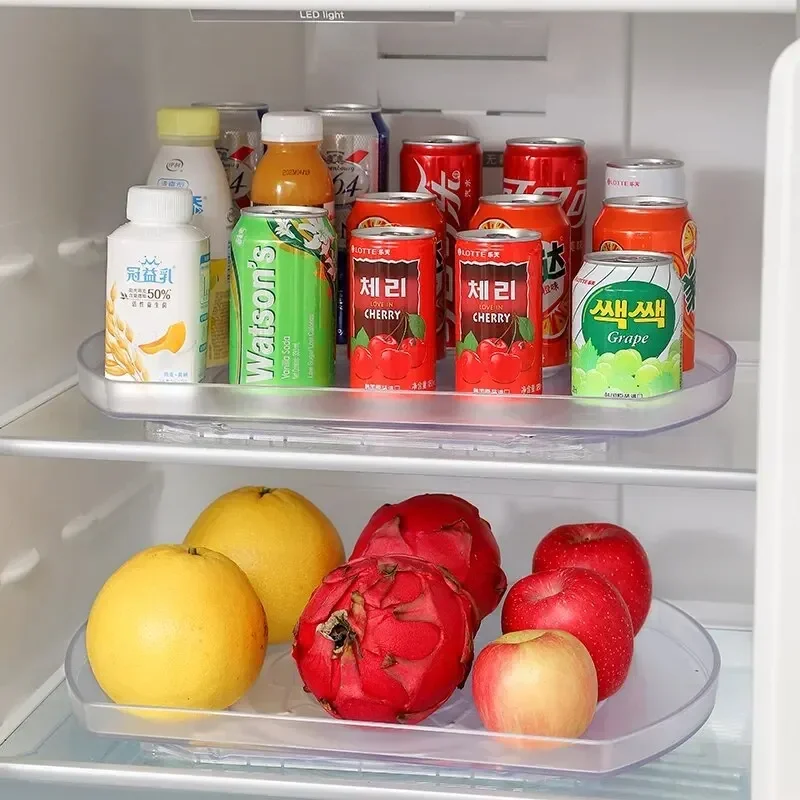 Kitchen Refrigerator Beverage Rotating Storage Box and Rack storage box rotating storage organizer rotating stand