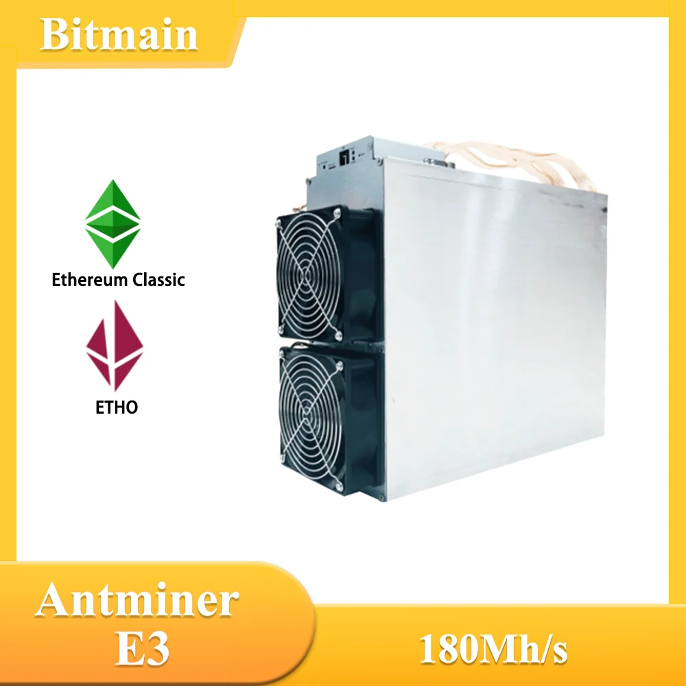 

Б/у Майнер Antminer E3 180 Mh/s, 760 Вт, алгоритм хачинга, Ethash E3 Майнер Bitmain, рентабельность и оплата