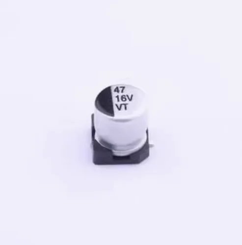 

Чип алюминиевый электролитический конденсатор 47uF ± 20% 16V SMD,D5xL5.4mm