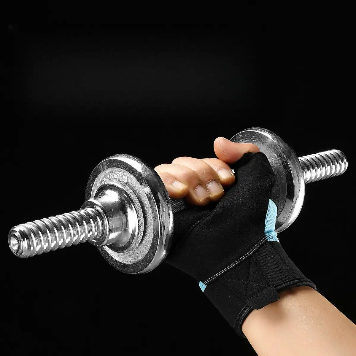 Sports for half finger cycling, wear-resistant and anti slip silicone shock absorption, weightlifting training, fitness_voghion.com
