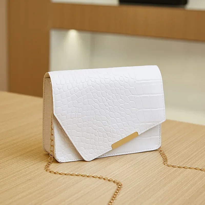 

Fashion Mini Women's Bag 2023 New Luxury Chain Crossbody Bag Shoulder Bag PU Solid Color Purse Luxury Design Messenger Bag