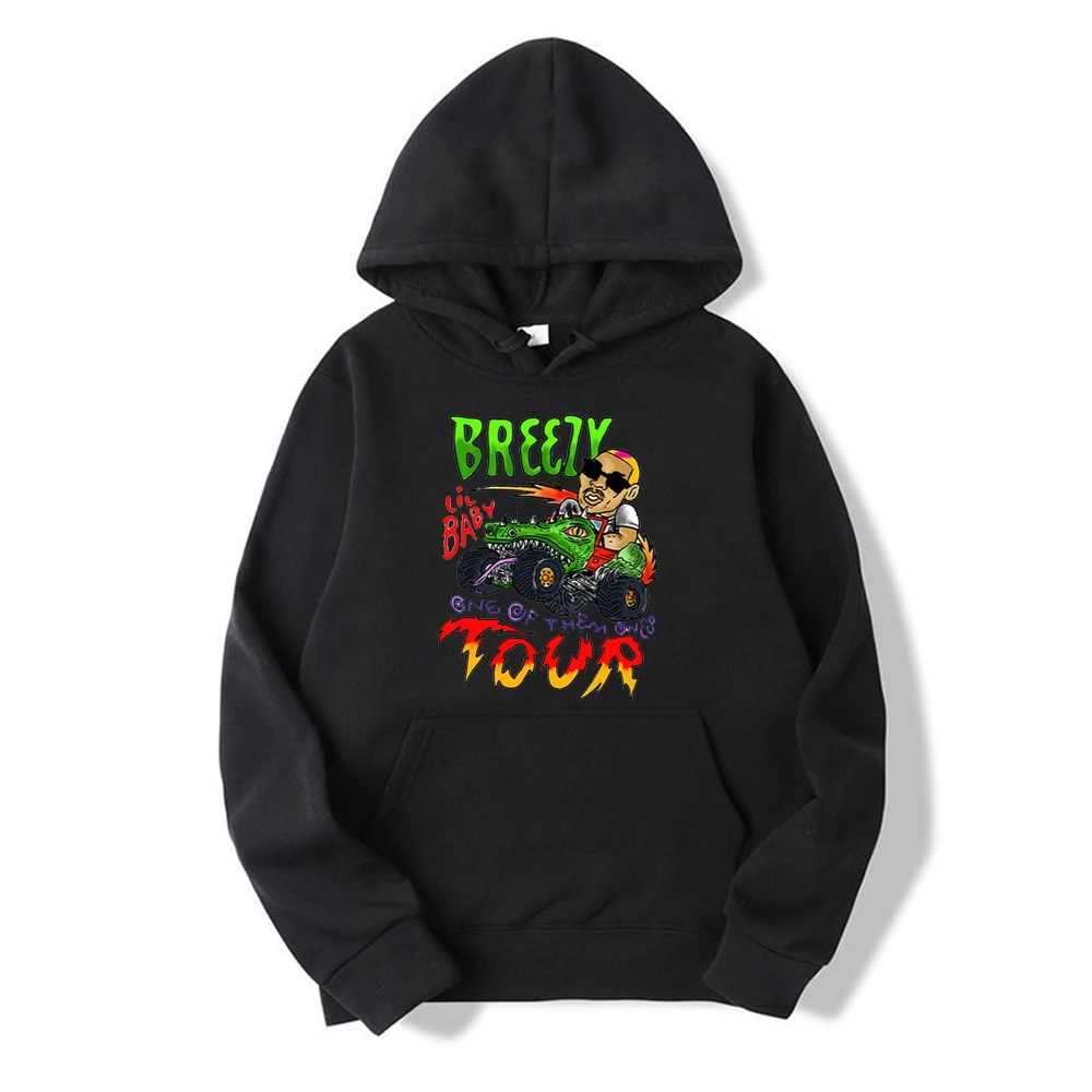 thumbnail image 1 of Sudadera con capucha de Chris Brown de la gira Under The Influence 2023 Sudadera con capucha Breezy Sudaderas de gran tamaño de rapero Sudadera con capucha de primavera y otoño, 1 of 5