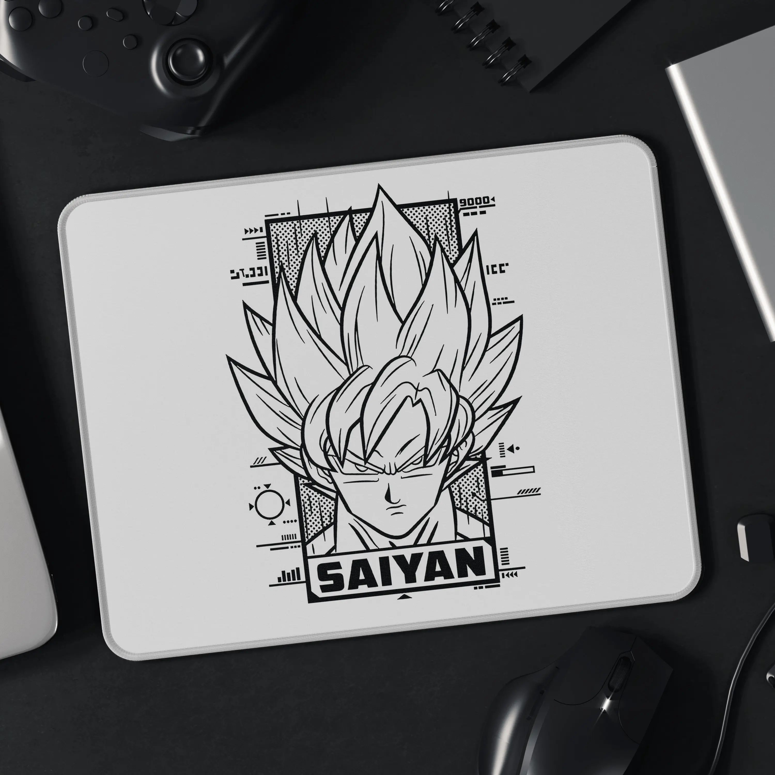 소년 사무실 고화질 애니메이션 드래곤볼 프린팅 가죽 마우스 패드 새로운 손오공 게임 게이밍 마우스 패드 베지터 테이블 매트