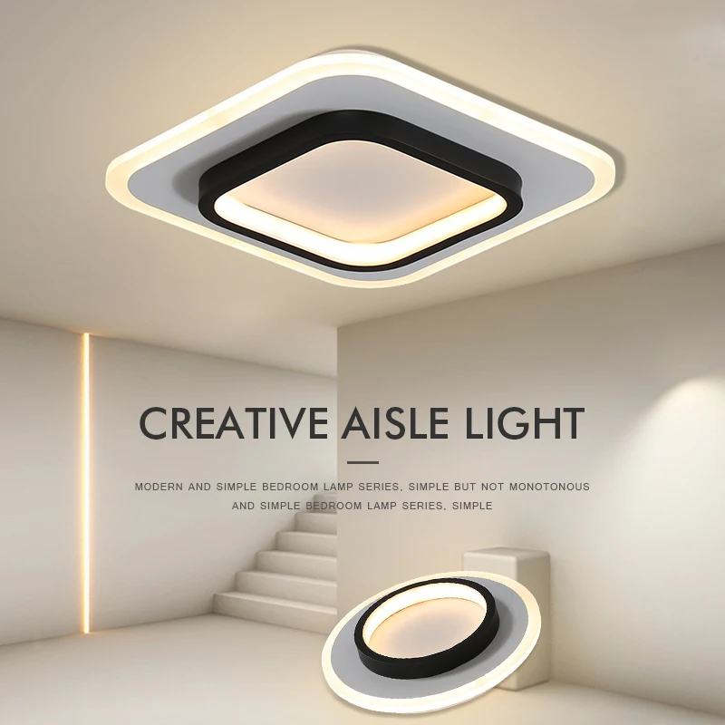 

Modern Simple LED Downlight Embedded aisle corridor lights entrance light Creative Nordic Indoor Ceiling Lamp Surface Mounted
