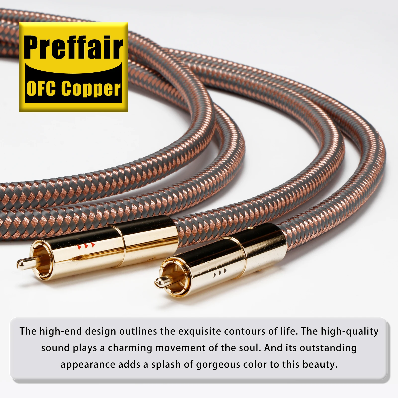 Paar HiFi XLR-Kabel OCC XLR-Audiokabel Mikrofonkabel Vergoldeter Stecker (männlich zu weiblich) Hochreines Symmetrisches Audiophiles Kabel – Detail 13