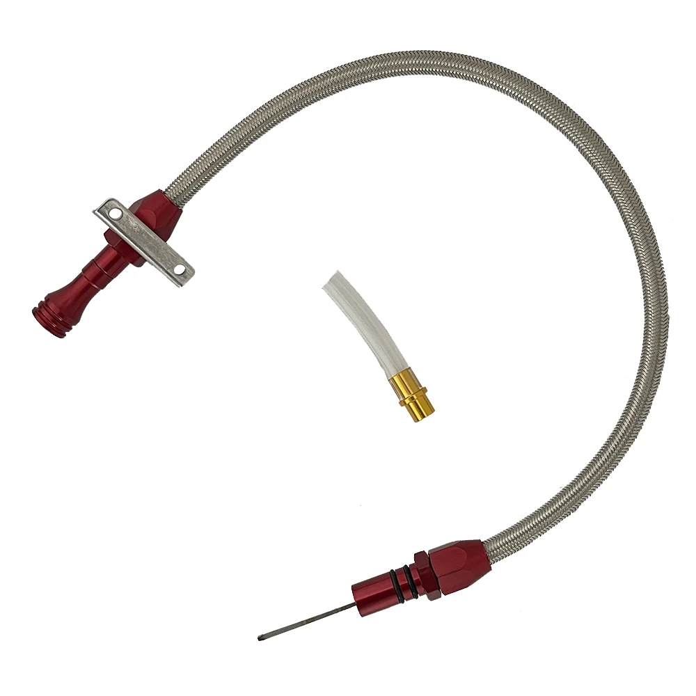 BAOLUN For GM Chevy TH-400 TH-350 Turbo SBC BBC 350 400 TH350 TH400 Flexible Stainless Transmission Dipstick