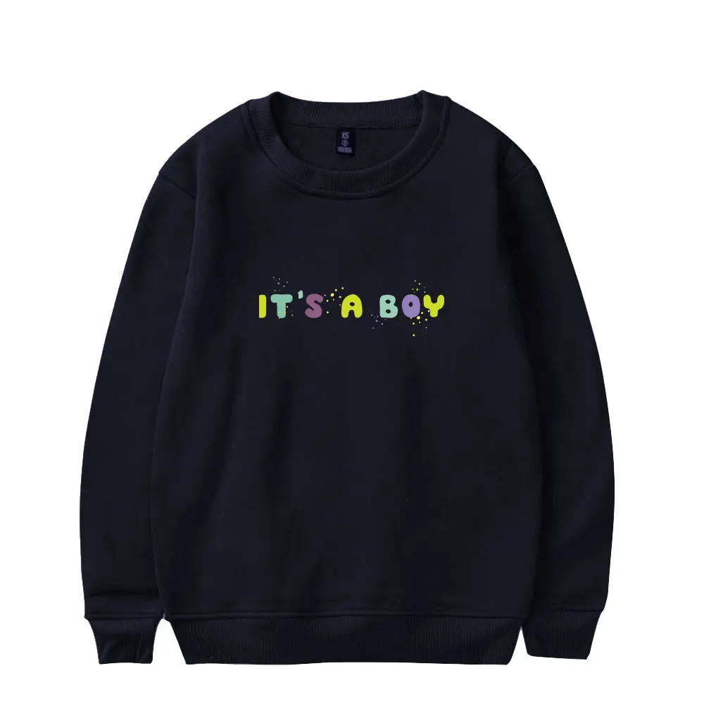 

Hatless Round Neck Sweatshirt Women's Cute Animal Print Pattern Casual Autumn and Winter Street Clothing Harajuku Korean Hip Hop