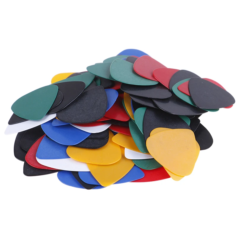 100PCSABS Frosted Smooth Shrapnel Finger Pick Acoustic Bulk Celluloid Electric Color Smooth Guitar Strum Strum