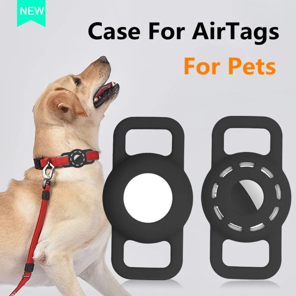 SiliconeCaseForAppleAirtagsDogCatCollarCoverForAirTag