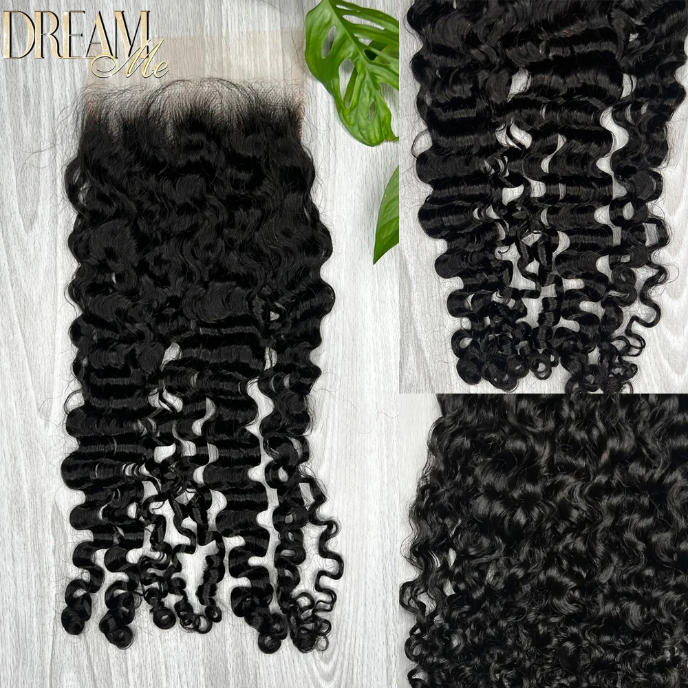 6X6 5X5 4x4 HD Lace Closure Human Hair Burmese Curly Melt Skins Pre Plucked 13x4 13x6 HD Lace Frontal Only