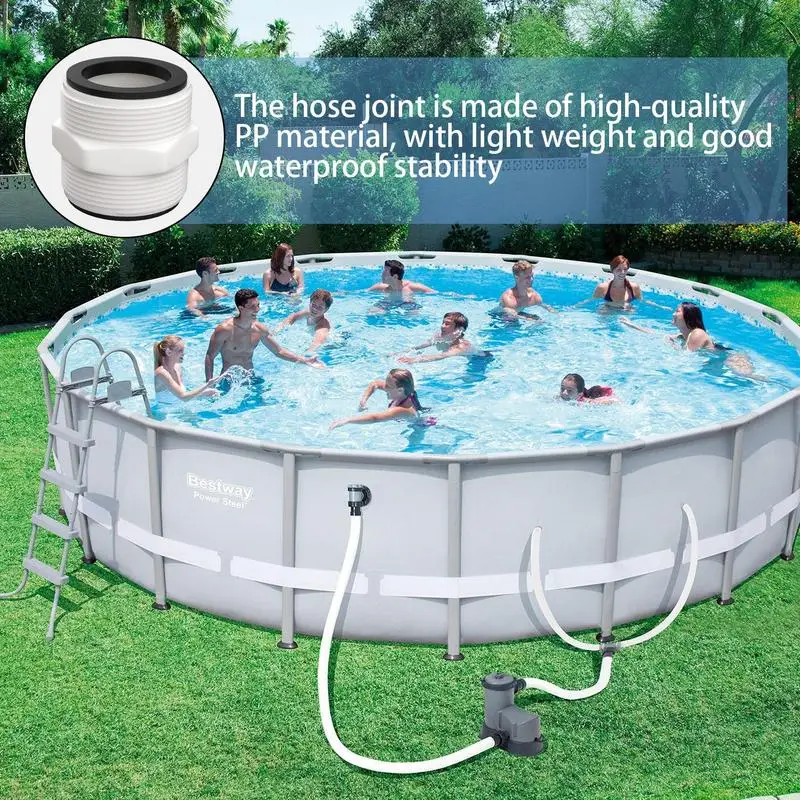 

Шланг для бассейна коннектор для раздельного шланга бассейна, сменный удлинитель для шланга, адаптер для фильтра бассейна, аксессуары для насоса