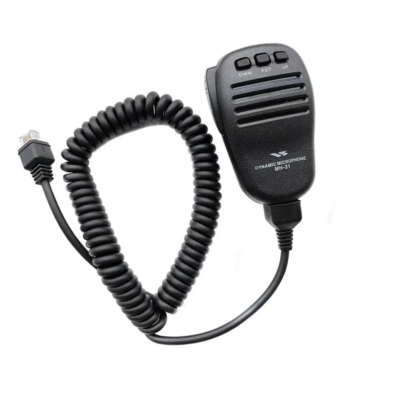 Microfono MH-31A8J Per Yaesu FT-818 FT-857D FT-891 FT-991A – Con Cavo Di Prolunga, 8 Pin, Nuovo