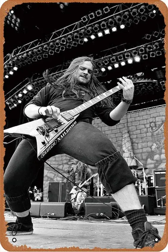 

Sepultura Donington 1994 Music Retro Tin Sign Durable Wall Art Decor Metal Sign Home Vintage Bedroom Decoration Sign 8x12 inch