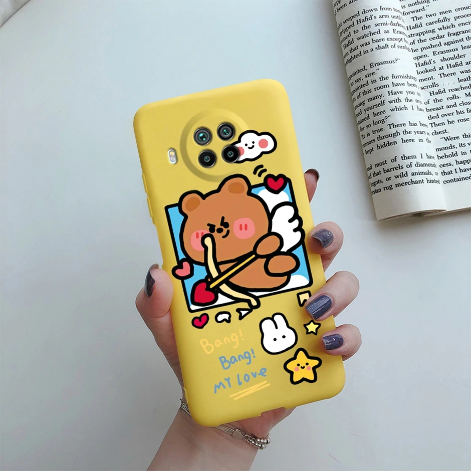 Smile Painted Matte Silicone Soft Shockproof Phone Case for Xiaomi Mi 10T Lite 5G