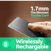 For Find My Wallet tracker card air locator tag wallet tracker iPhone location device luggage locator find my finder - Image 2