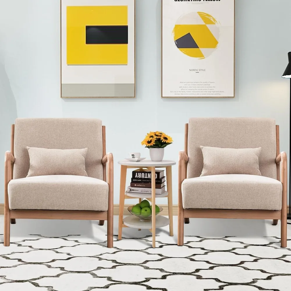 Medieval Modern Wood Frame Armchair - view 3