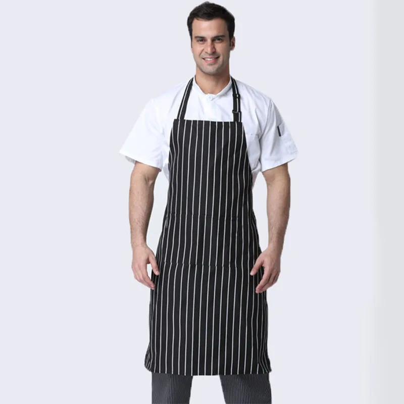 Kitchen Chef Apron Cafe Shop Woman and Man Waiter Apron Bbq Aprons Restaurant Solid Color Cooking Halterneck