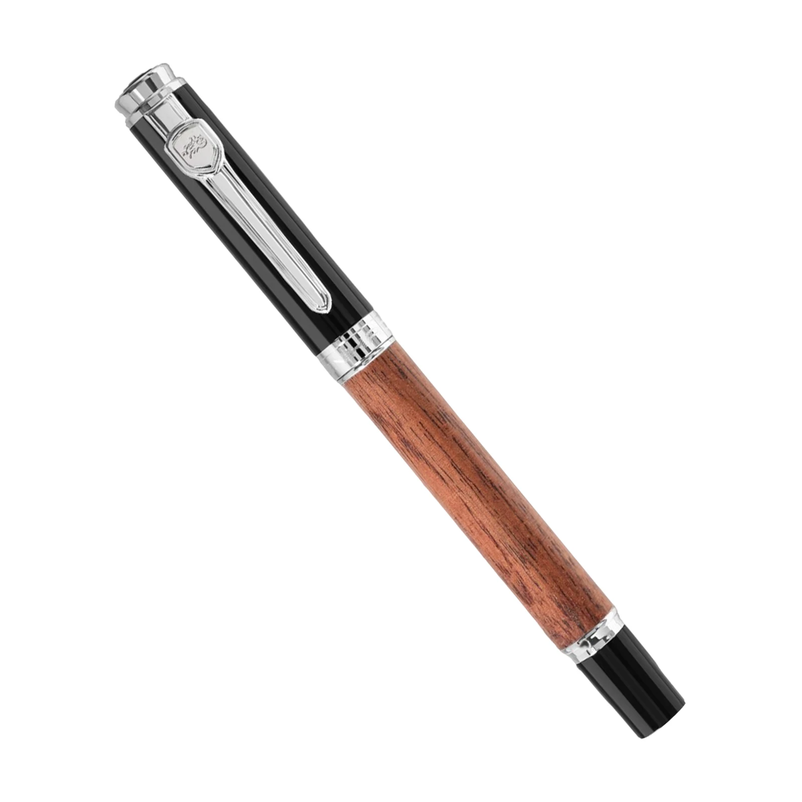 

jinhao 8802 Wooden Fountain Pen Ink 0.5mm Nib Calligraphy Pen Stationery Office School Supplies writing pens