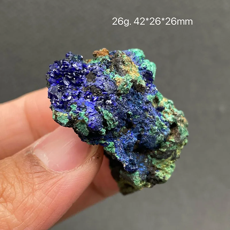 100% natural azurite and malachite symbiotic raw stone mineral specimen healing crystal gem collection