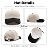 SLECKTON Logo Custom Baseball Cap for Men and Women Brand Design DIY Embroidery Print Summer Sun Hat Corduroy Unisex Wholesale 2