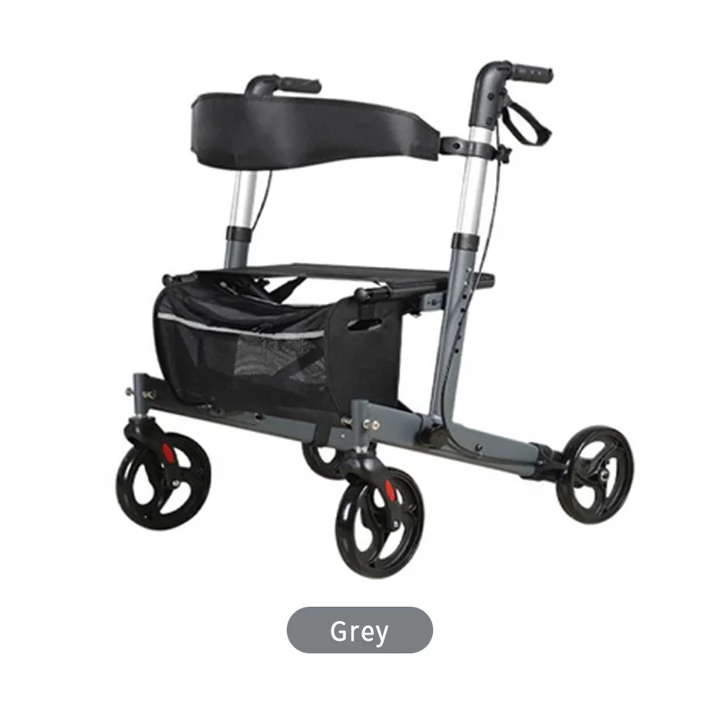 Junlaole Portable Folding Walker & Rollator Hot Sale Rehabilitation Walk Aids for Elders Top Seller