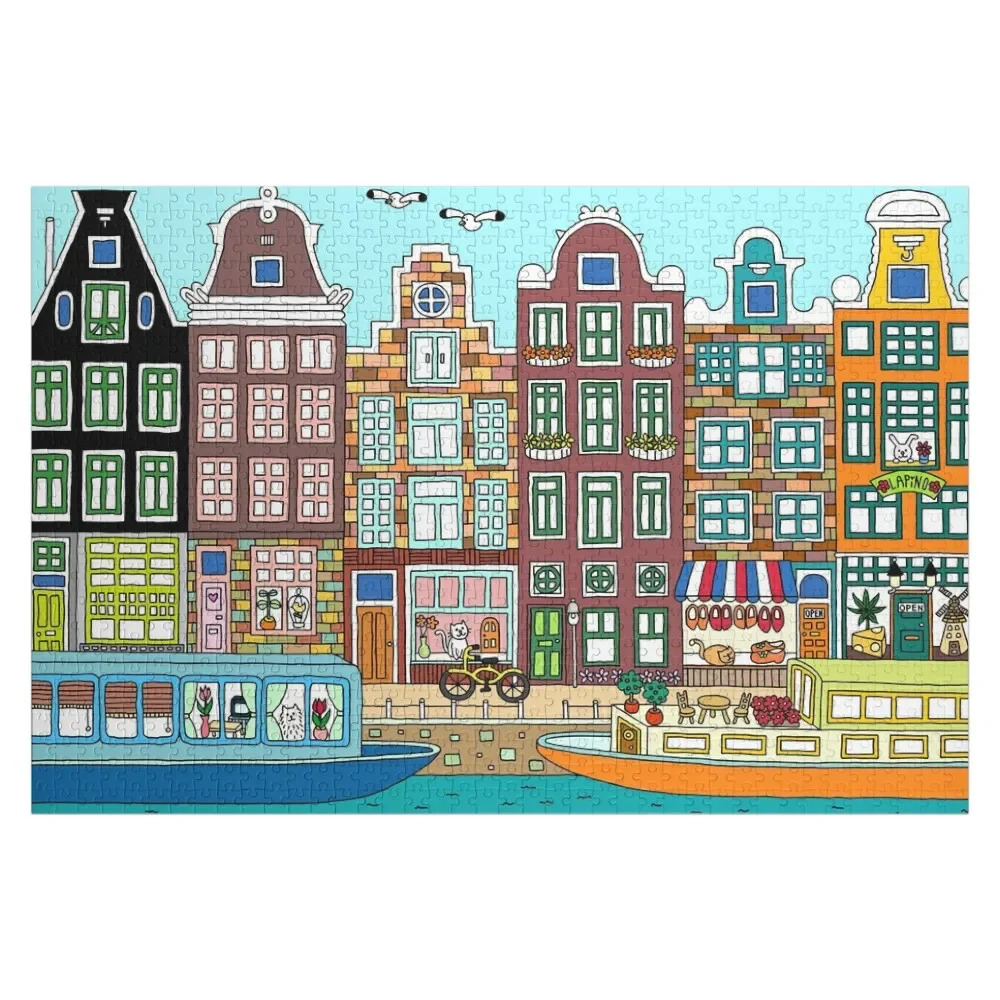 

Amsterdam Jigsaw Puzzle Customizeds For Kids Photo Custom Puzzle