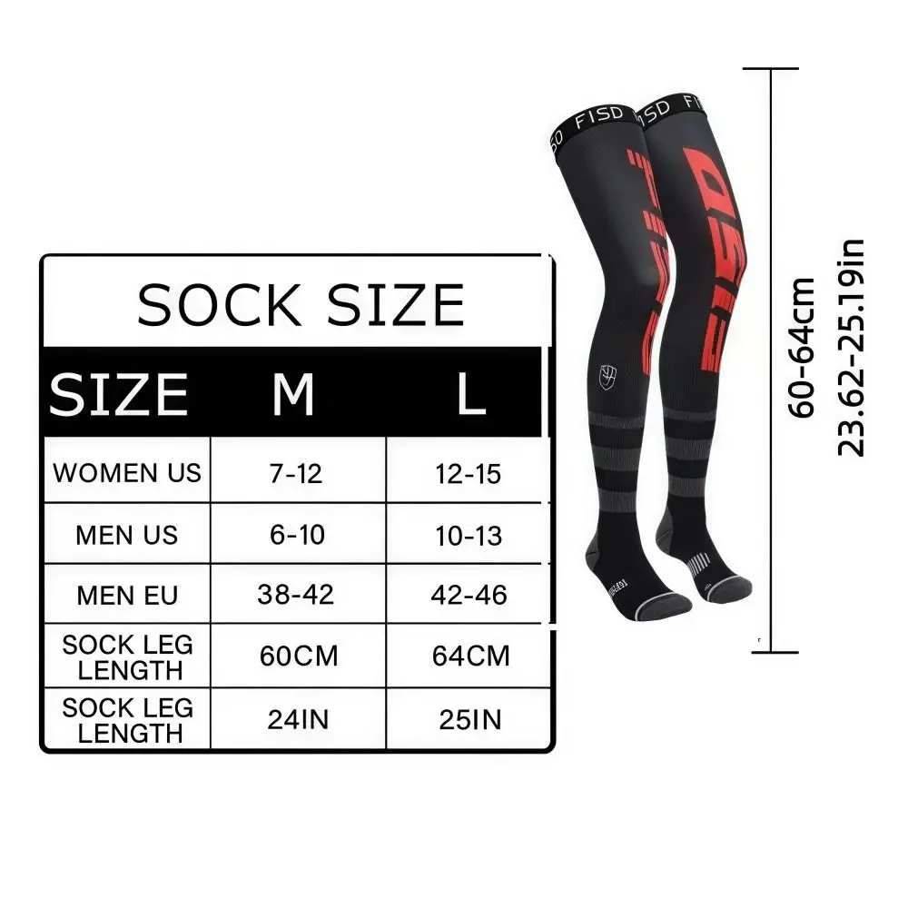 Elasticity Motorcycle Knee Braces Compression Anti-slip Motocross Knee Socks Cool Patterns Ice Silk Motorcycle Sports Sock