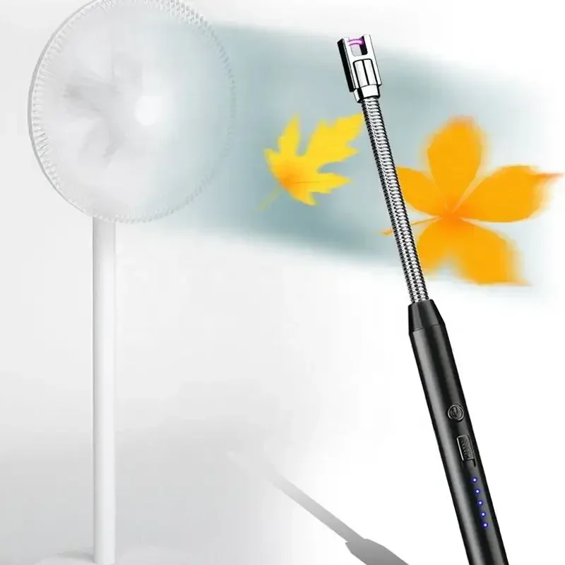 Electric Arc Igniter Rechargeable Usb Lighter No Oil No Open Flame Pulse Igniter 360&deg; Electric Arc Lighters Stove BBQ Lighter Kitchen Lighters Gifts
