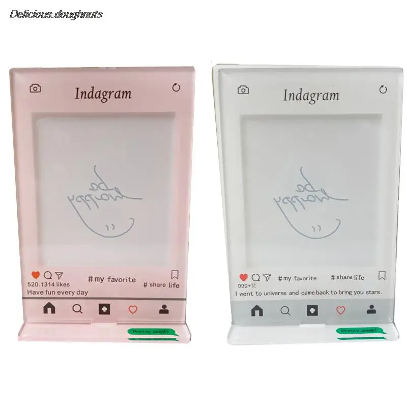 

Photocard Holder Stand Idol Picture Photo Frames Ins Style Card Display Frame Photocard Protector Case Home Desktop Decoration