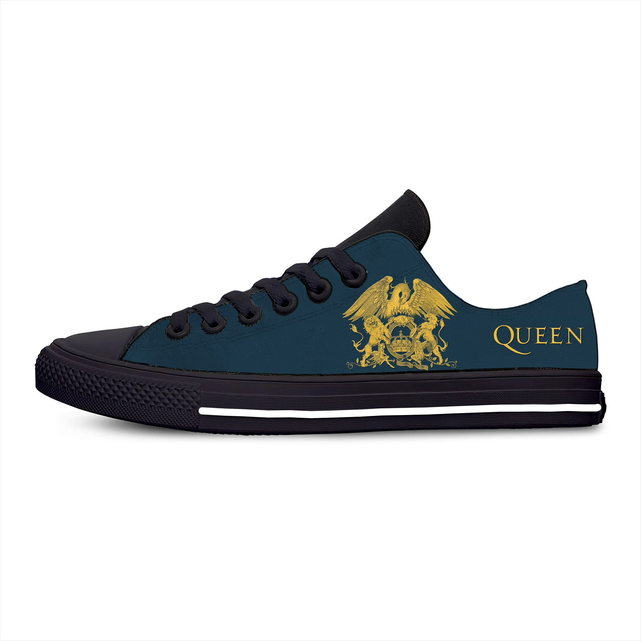 Queen Rock Band Freddie Mercury zapatos informales para hombre y mujer, zapatillas ligeras y transpirables con estampado 3D, de tela, a la | - AliExpress