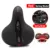 Hollow Breathable Bicycle Saddle Men Women MTB Road Bike Saddle Shock Absorbing Comfortable Big Butt Bike Seat Safety Warning 7