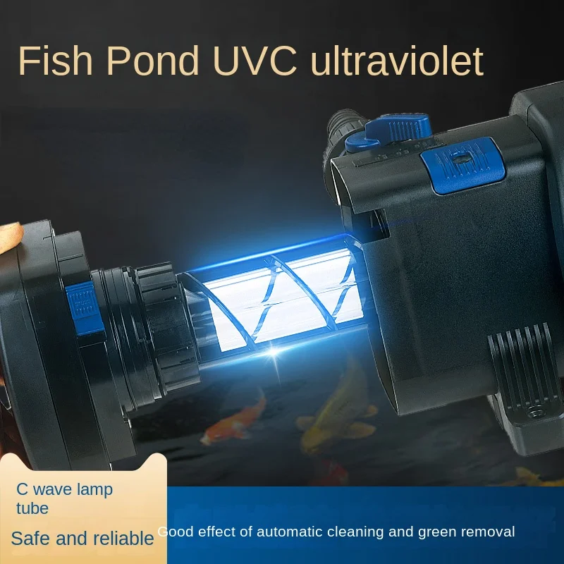 

Fish Pond UV Pre-Filter Outdoor Large Koi Fish Pond Green and Algae Removal