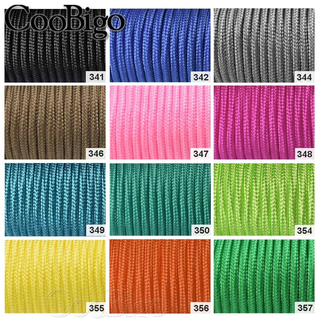 3mm Parachute Cord Lanyard Rope for Paracord Bracelet Outdoor Hiking Camping Tent Tactical Accessory