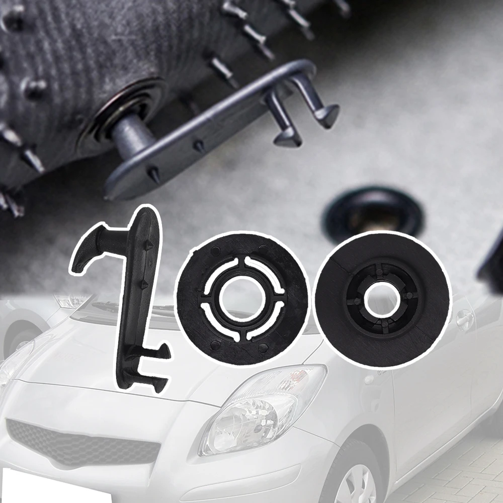 Vloermatten voor Toyota Yaris III 3/5-deurs vanaf 09/2011-2020, niet geschikt voor HYBRID model, precies passend, versterkt rubberen hielkussen en bevestigingsknoppen