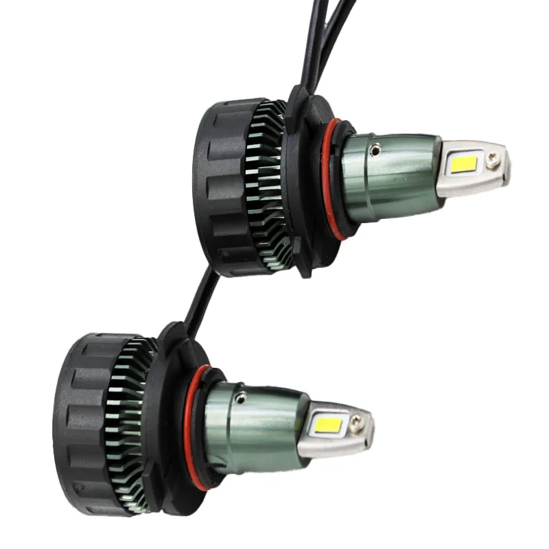 HB3 9005 HB4 9006 LED 헤드라이트 전구 변환 키트, 하이 로우 빔 6500K 슈퍼 화이트, 9000LM