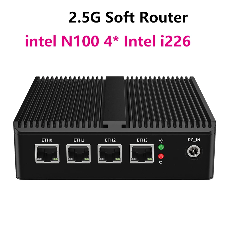 G30MN100SoftRouterpfSenseFirewall4xIntel25Gi226Intel