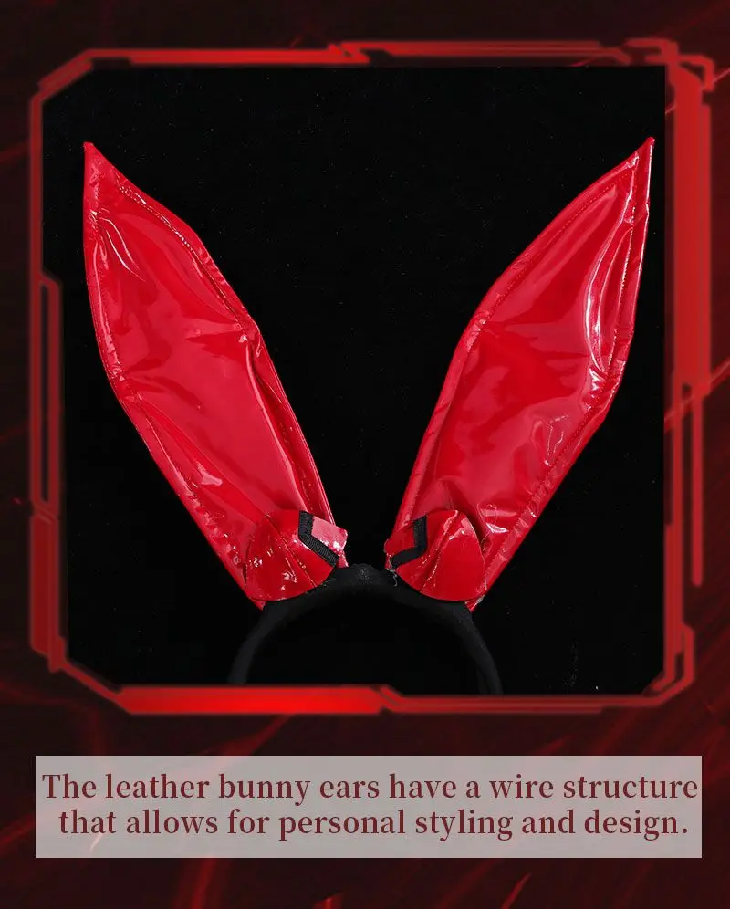 Asuka Bunny Girl Cosplay Kostüm - Roter Jumpsuit Uniform für Halloween 22 Asuka Bunny Girl Cosplay Kostüm - Roter Jumpsuit Uniform für Halloween 11