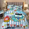 Hangyodon Bedding Sets Sanrio Comforter Bed Cover Duvet Cover Pillow Case 2-3 Pieces Sets Kids Adult Bedroom Decor 6
