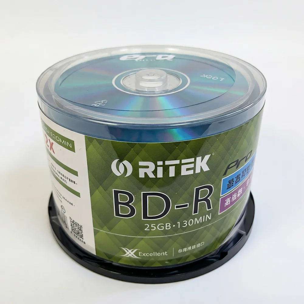 Bluray BD-R 25GB Blue Ray Disc BDR 25G 12X 50PCS/Barrel - AliExpress 7