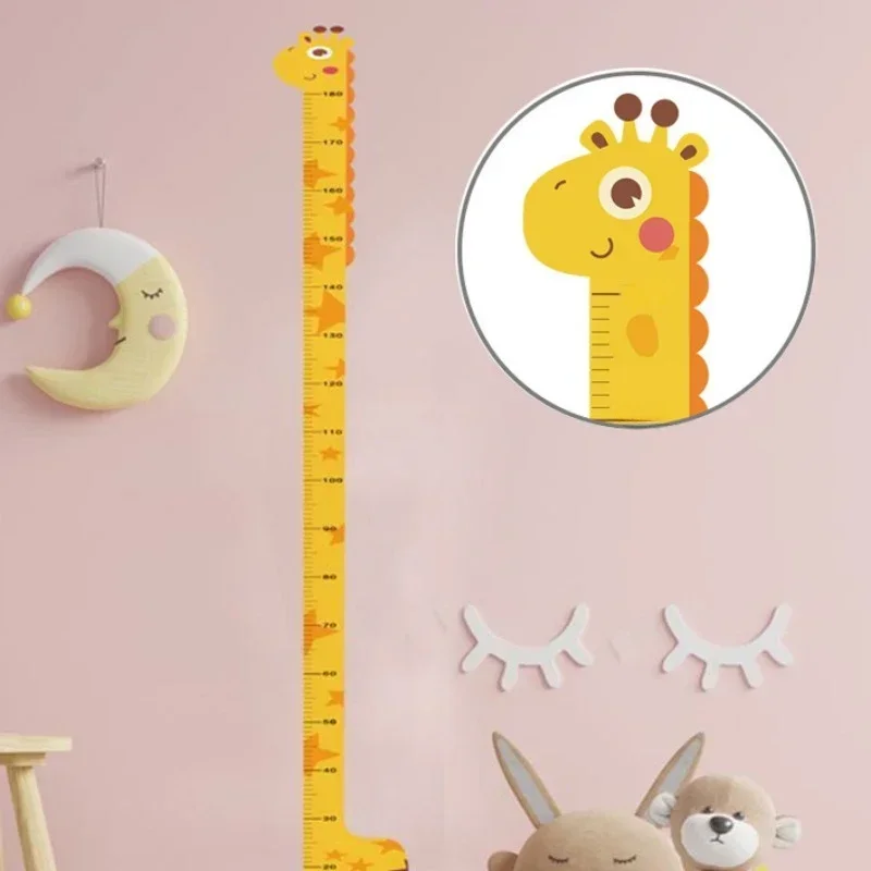 180cm Cartoon Animal Height Measure Wall Stickers Wallpaper for Kids Room Nursery Child Growth Ruler Chart wall stickers vinyl decal stickers children room decoration