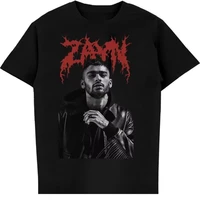 Room Under The Stairs 2025 Rapper Zayn Malik T-shirt O-Neck Short Sleeve Fans Gift Top Tee Oversized Casual Men's Women Clothing 1