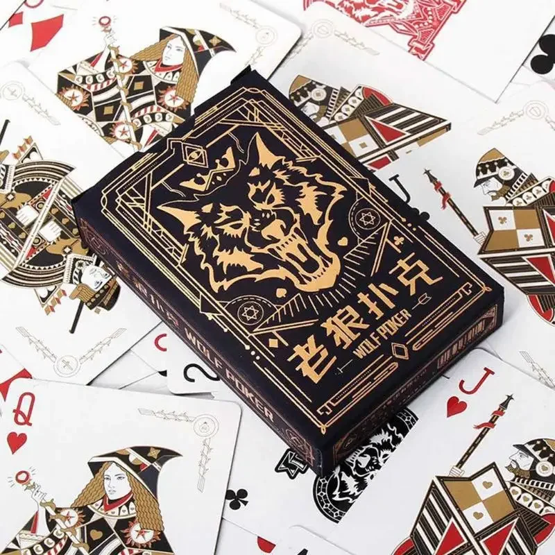 Playing Cards 54 Pcs Paper Werewolves Poker Card Deck Family Party Board Game Playing Cards Beautiful Present Collection Pokers Deck of Cards