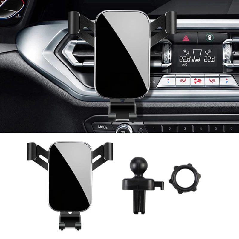 

New mirror car mobile phone bracket car navigation gravity induction support clip-type air outlet vehicle bracket