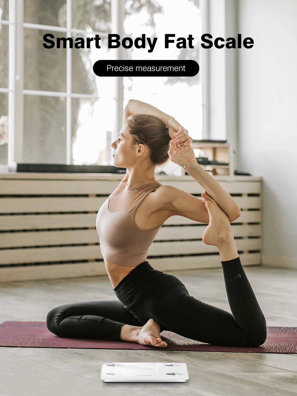 Description Picture 2 of itemINSMART Body Weight Scale Bathroom Scale Digital Body Weight Balance Smart Scale Body Composition Smart Floor Scales BMI