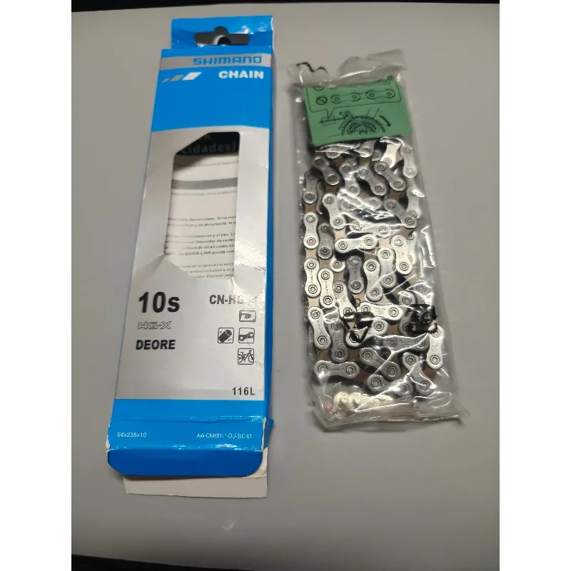 성능 SHIMANO CN-HG54, 116 링크 10단 속도 내마모성 사이클 체인, 로드 바이크 산악 자전거 교체 부품용