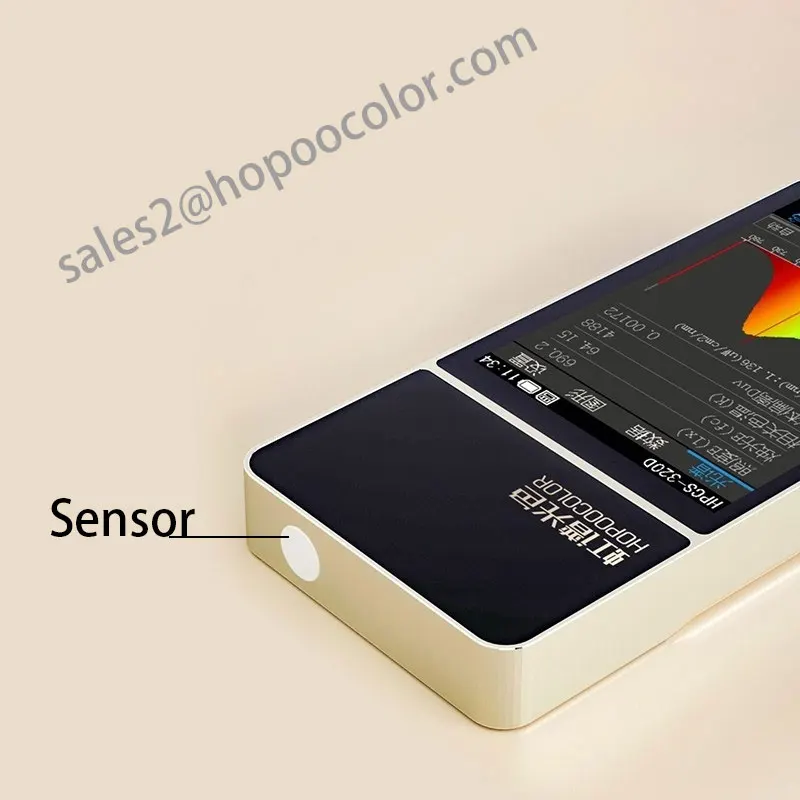 HPCS320D Spectrometer CCT Color Temperature Meter CRI with Sensor up Hopoocolor diy spectrometer,color temperature tester