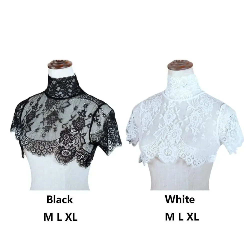 Women's Detachable Lace Crochet Collar Blouse Dickey
